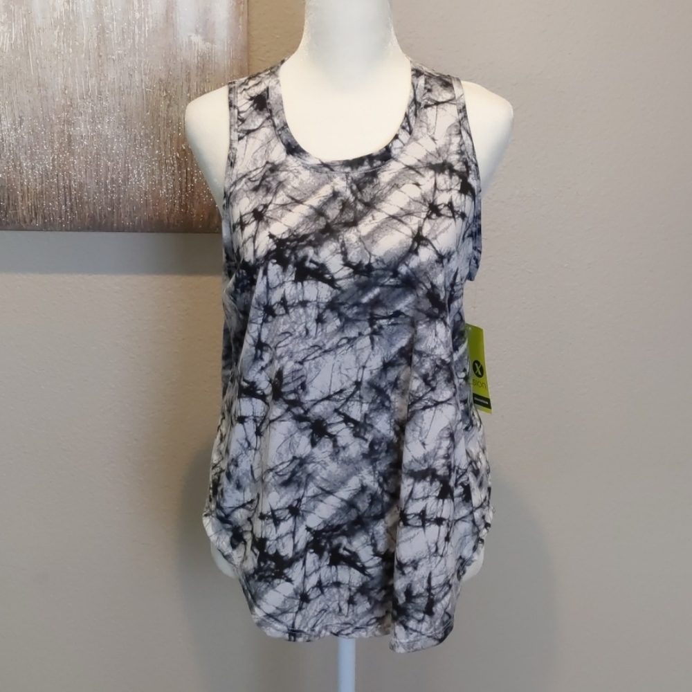 NWT Xersion tie dye workout top